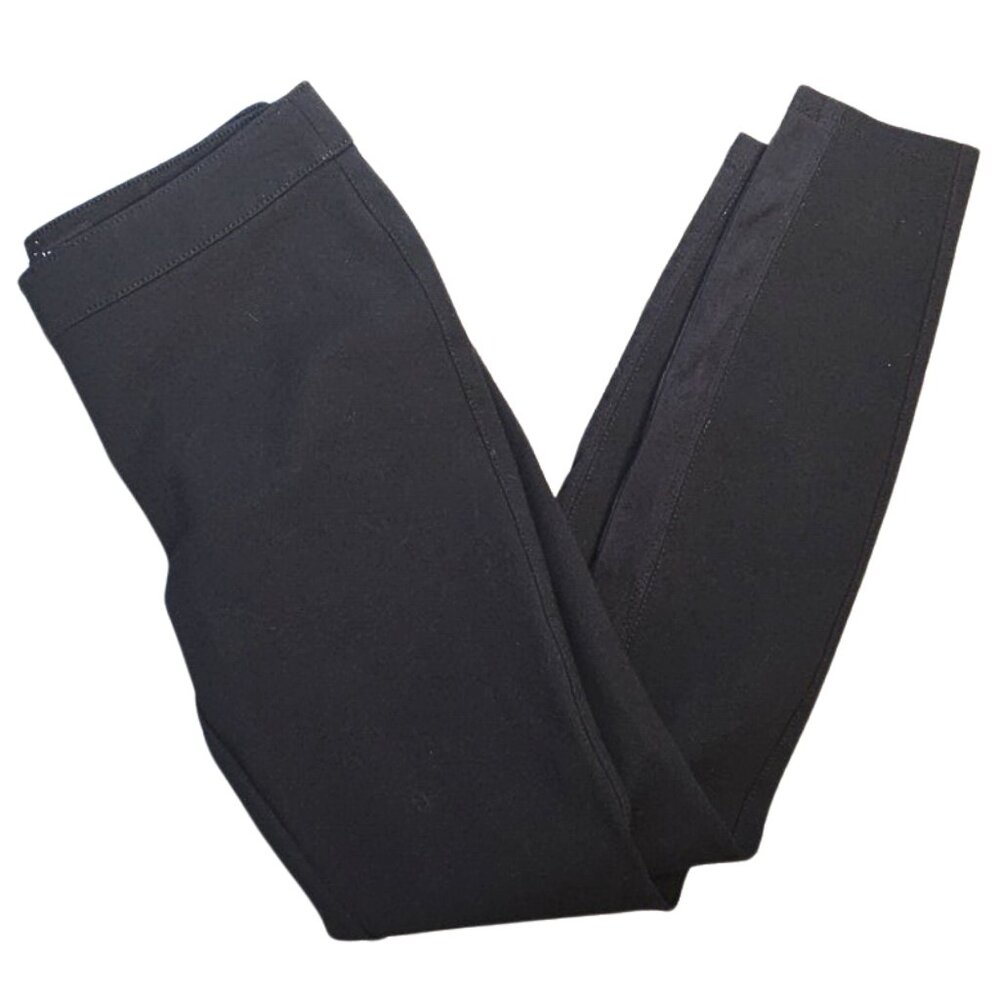 White House Black Market Long Skinny Leg Black Pants XS-R